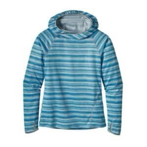 Patagonia Women's Sunshade Hoody Blue Heathered Size: Large Athletic Hoodie